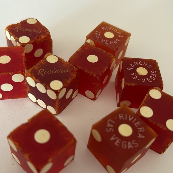 Vintage Las Vegas Dice Set